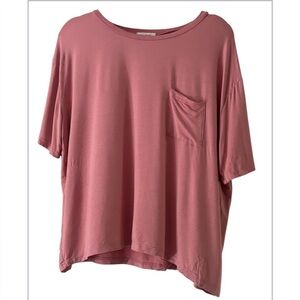 Market Oversized Soft Rayon pocket Tee NWOT